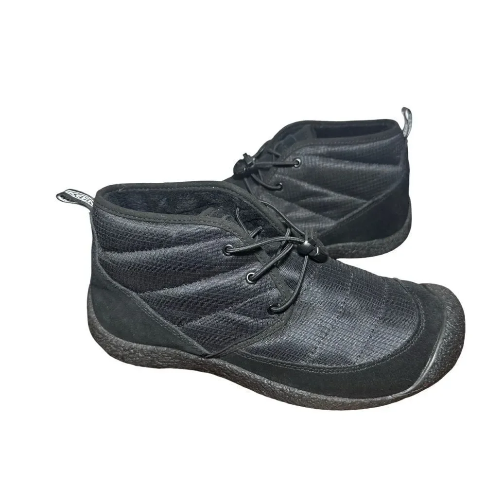Keen Shoes Womens size 9.5 Black Howser Chukka II 2 Walking Boot Outdoor Natural